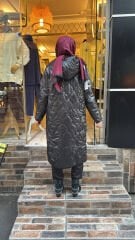 1758 Şişme Mont - Siyah