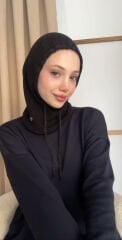 1184 Simli Balaclava Bere - Siyah