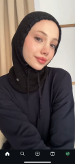 1184 Simli Balaclava Bere - Siyah