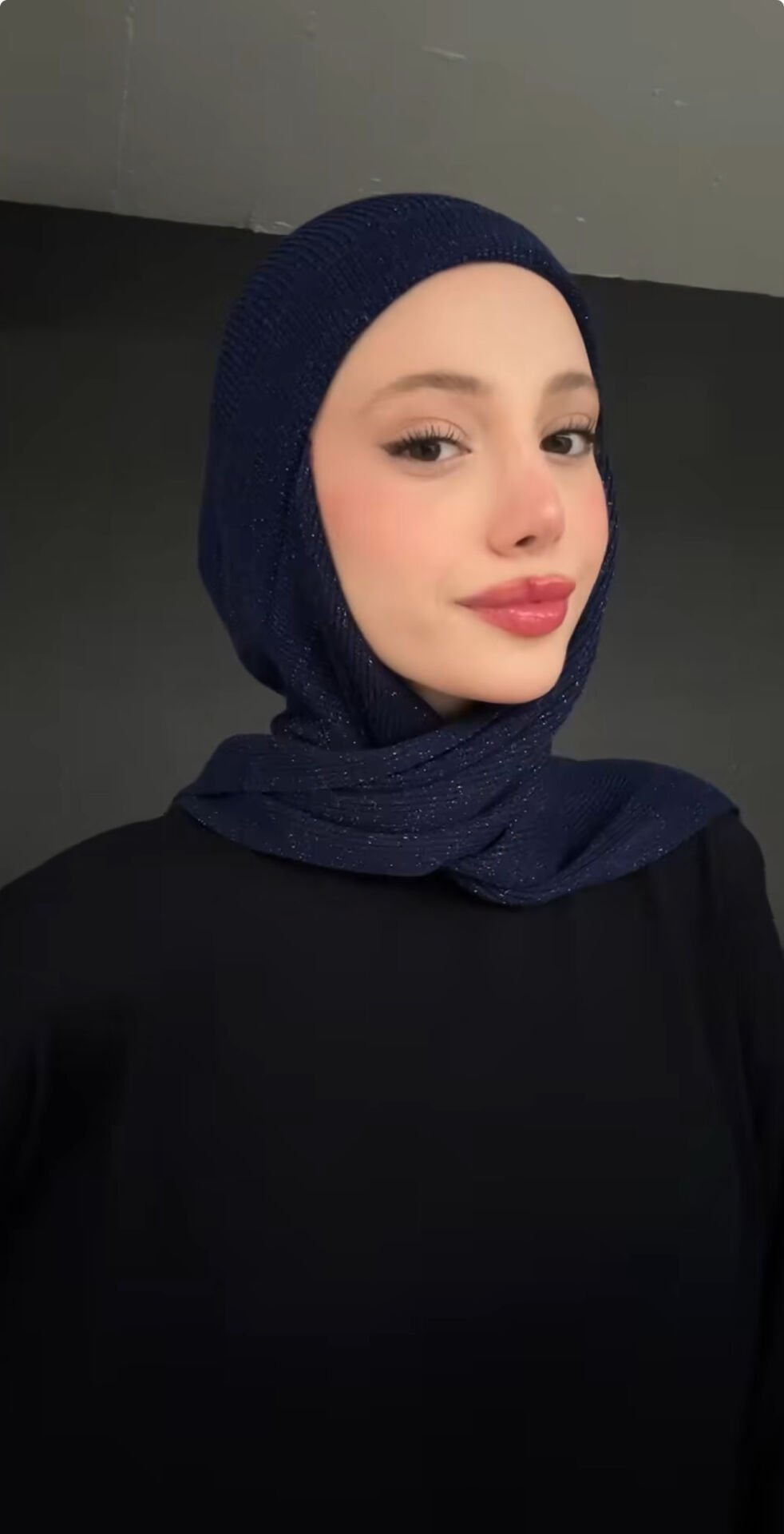 1185 Simli Atkılı Bere - Lacivert