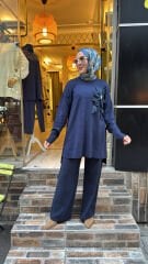 24330 Gül Tunik - Lacivert