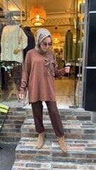 24330 Gül Tunik - Kahve